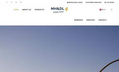 Schermafbeelding van mhdl.nl