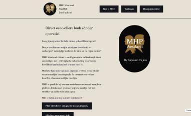 Schermafbeelding van mhpwestland.nl