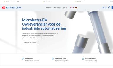 Schermafbeelding van microlectra.nl
