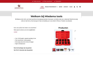 Schermafbeelding van miedematools.nl
