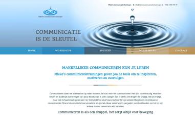 Schermafbeelding van miekescommunicatietrainingen.nl