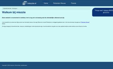 Schermafbeelding van miezzie.nl