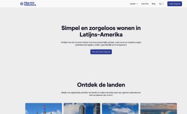 Schermafbeelding van migratiemeesters.com
