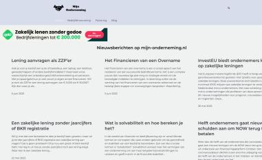 Schermafbeelding van mijn-onderneming.nl