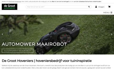 Schermafbeelding van mijndegroothoveniers.nl