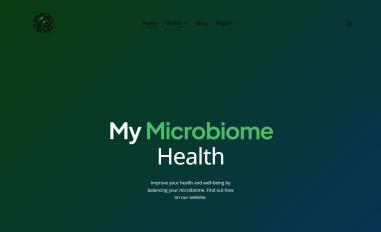 Schermafbeelding van mijnmicrobioomgezondheid.nl