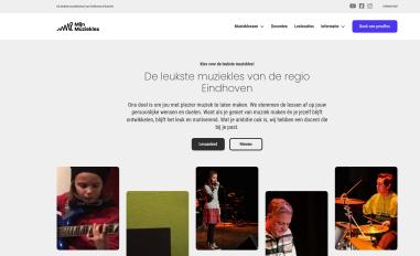 Schermafbeelding van mijnmuziekles.nl