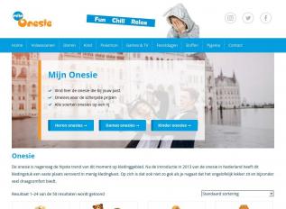 Schermafbeelding van mijnonesie.nl