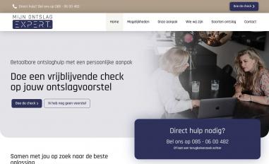 Schermafbeelding van mijnontslagexpert.nl