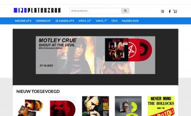 Schermafbeelding van mijnplatenzaak.nl