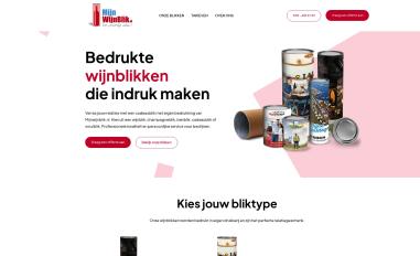 Schermafbeelding van mijnwijnblik.nl