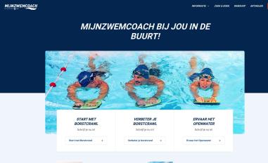 Schermafbeelding van mijnzwemcoach.nl