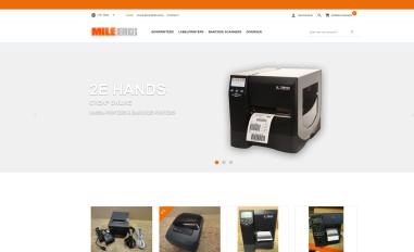 Schermafbeelding van mileservices.nl