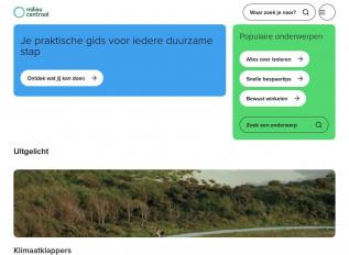 Schermafbeelding van milieucentraal.nl