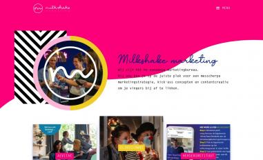 Schermafbeelding van milkshakemarketing.nl