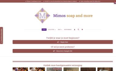 Schermafbeelding van mimossoapandmore.com