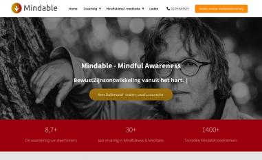 Schermafbeelding van mindable.nl