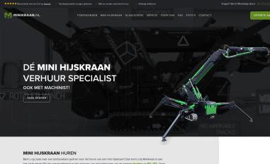 Schermafbeelding van minikraan.nl