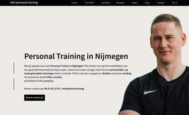Schermafbeelding van mio.training