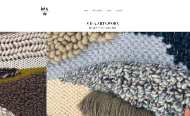 Schermafbeelding van miraarts.nl