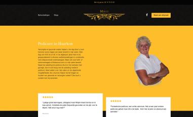 Schermafbeelding van mirstepedicure.nl