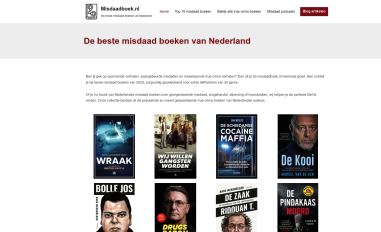 Schermafbeelding van misdaadboek.nl