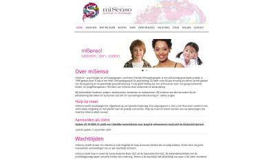 Schermafbeelding van misenso.nl