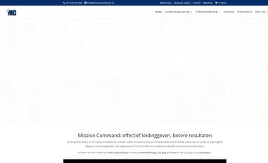 Schermafbeelding van missioncommand.nl