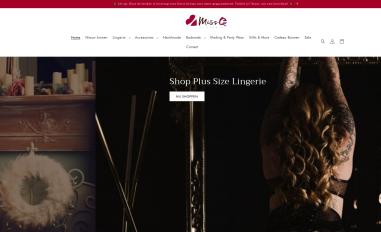 Schermafbeelding van missqlingerie.nl