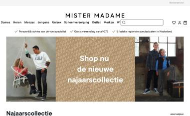 Schermafbeelding van mistermadame.nl