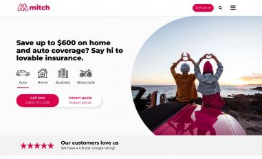 Schermafbeelding van mitchellwhale.com