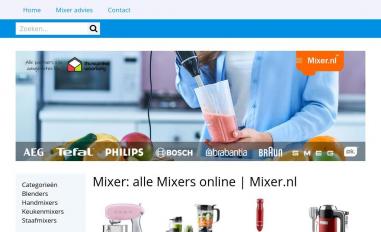 Schermafbeelding van mixer.nl