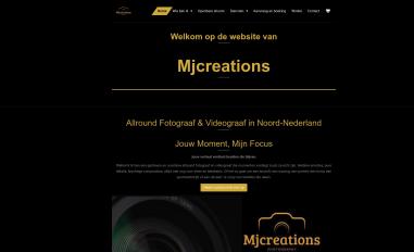 Schermafbeelding van mjcreationsnl.com