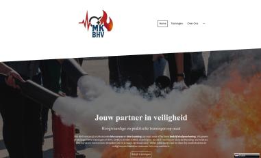 Schermafbeelding van mk-bhv.nl