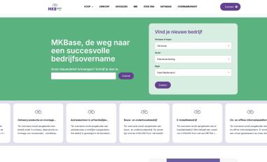 Schermafbeelding van mkbase.nl