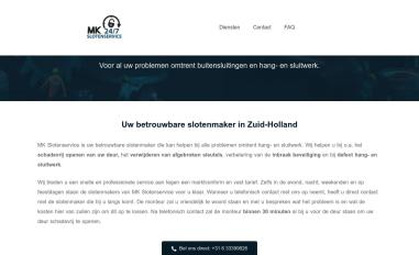 Schermafbeelding van mkslotenservice.nl