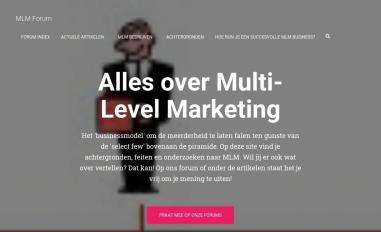 Schermafbeelding van mlmforum.nl