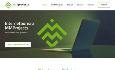 Schermafbeelding van mmprojects.nl