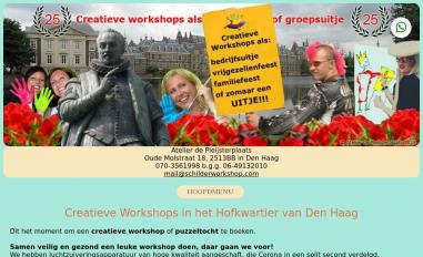 Schermafbeelding van mobiel.schilderworkshop.com