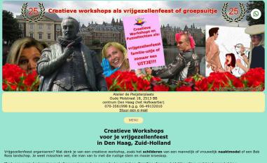 Schermafbeelding van mobiel.vrijgezellenfeest-denhaag.nl