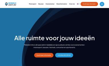 Schermafbeelding van mobieleunits.nl