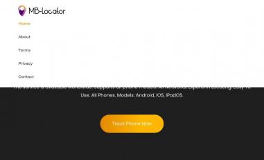 Schermafbeelding van mobile-locator.com