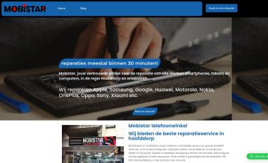 Schermafbeelding van mobistartelefoonwinkel.nl