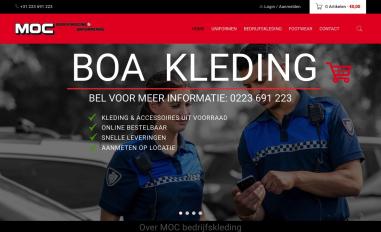 Schermafbeelding van moc-bedrijfskleding.nl