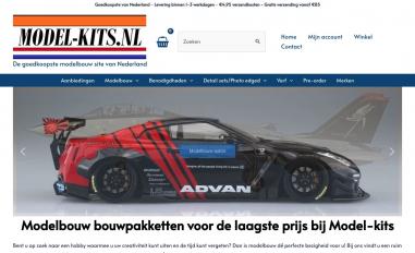 Schermafbeelding van model-kits.nl