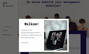 Schermafbeelding van modelgenerator.nl