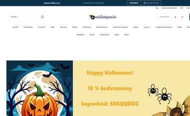 Schermafbeelding van modellautopont.hu