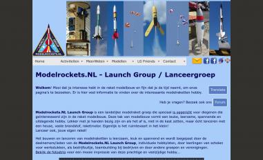 Schermafbeelding van modelrockets.nl