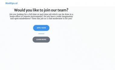 Schermafbeelding van modops.nl