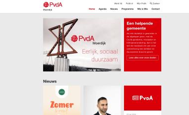 Schermafbeelding van moerdijk.pvda.nl